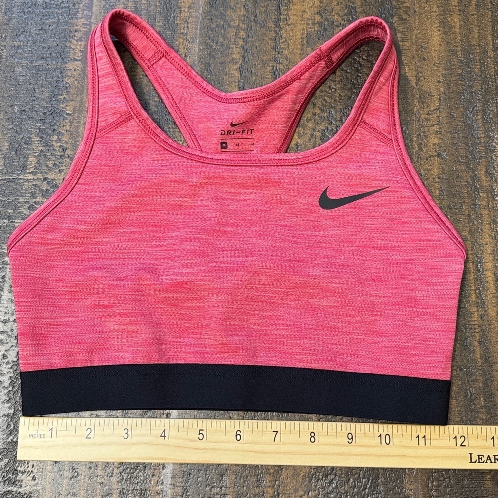 Nike Maroon and Black Sports Bra Size Med - Picture 5 of 5
